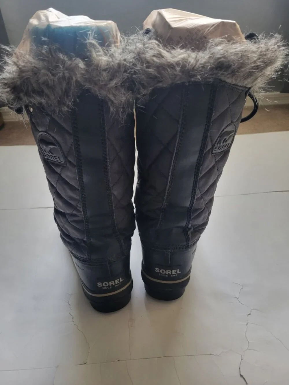 Sorel Tofino Waterproof Snow Boots Winter Shoes Women's Size 6.5 Black Outdoor